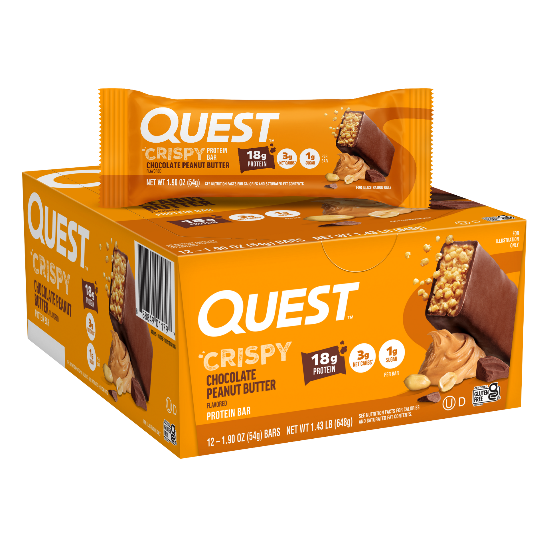chocolate-peanut-butter-crispy-hero-protein-bars-f6 400095_QN_USA_Pkg_Crispy_ProteinBar_CPB_12ctCarton_3D_Composite_Force.png